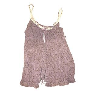 Vintage y2k psychedelic flyaway cami